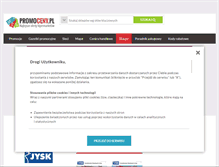Tablet Screenshot of jysk.promoceny.pl
